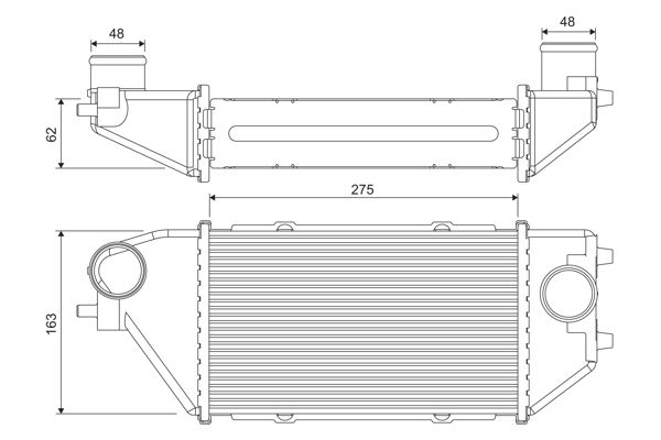 VALEO 818381 Charge Air Cooler