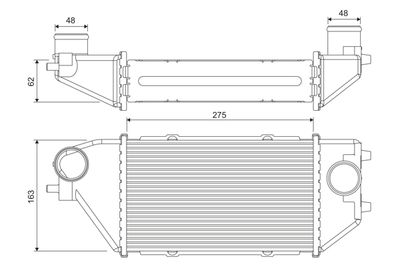Charge Air Cooler VALEO 818381