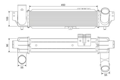 Charge Air Cooler VALEO 818382