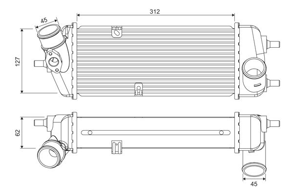 VALEO 818383 Charge Air Cooler