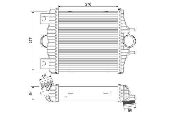VALEO 818384 Charge Air Cooler