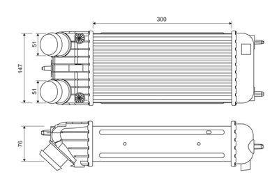 Charge Air Cooler VALEO 818385
