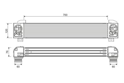 Charge Air Cooler VALEO 818386