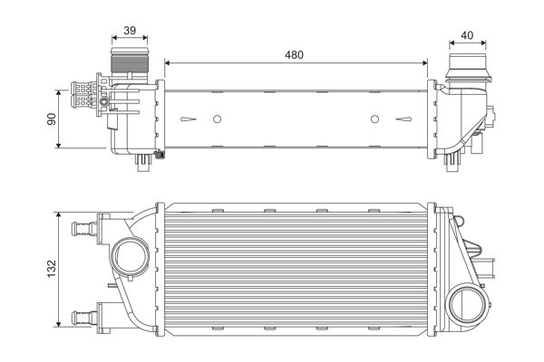 VALEO 818388 Charge Air Cooler
