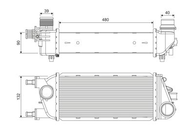 Charge Air Cooler VALEO 818388