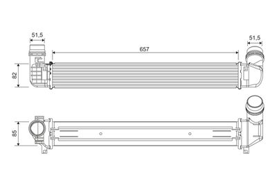 Charge Air Cooler VALEO 818389