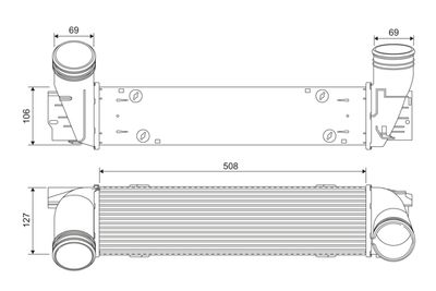 Charge Air Cooler VALEO 818392