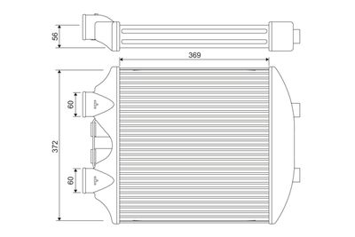 Charge Air Cooler VALEO 818393