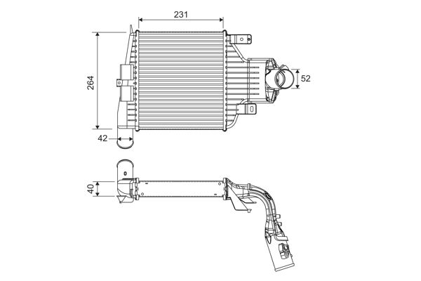 VALEO 818395 Charge Air Cooler