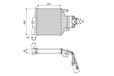 Charge Air Cooler VALEO 818395