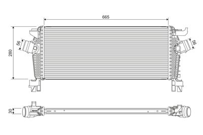 Charge Air Cooler VALEO 818396