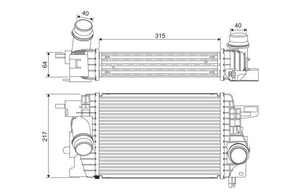 VALEO 818399 Charge Air Cooler