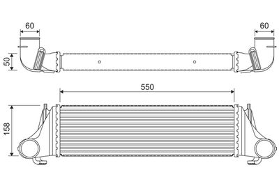 Charge Air Cooler VALEO 818400