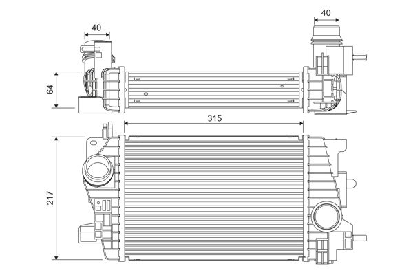 VALEO 818537 Charge Air Cooler