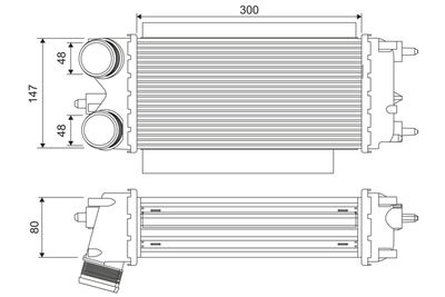 Charge Air Cooler VALEO 818539