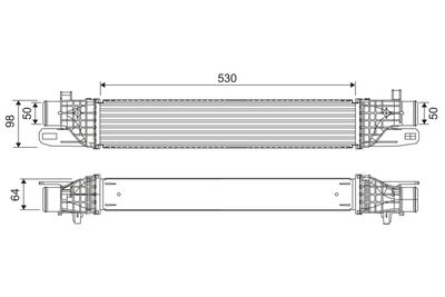Charge Air Cooler VALEO 818541