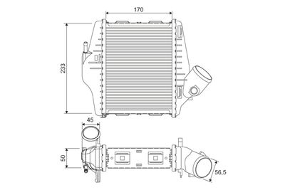 Charge Air Cooler VALEO 818543