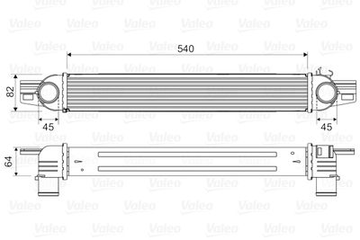 Charge Air Cooler VALEO 818545