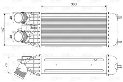 Charge Air Cooler VALEO 818547