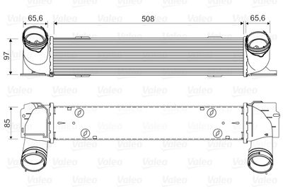 Charge Air Cooler VALEO 818553