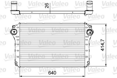 Charge Air Cooler VALEO 818568