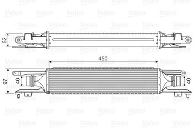Charge Air Cooler VALEO 818577