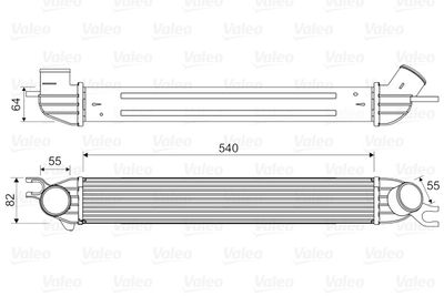 Charge Air Cooler VALEO 818580