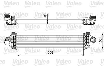 Charge Air Cooler VALEO 818600