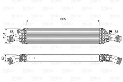 Charge Air Cooler VALEO 818601