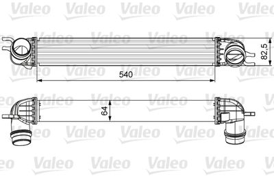 Charge Air Cooler VALEO 818605