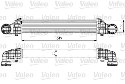 Charge Air Cooler VALEO 818606