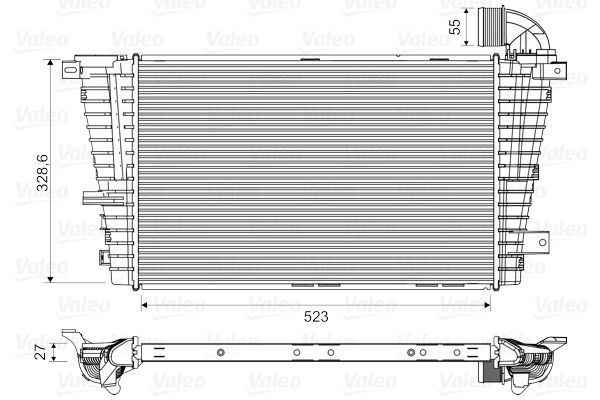 VALEO 818614 Charge Air Cooler
