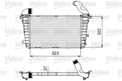 Charge Air Cooler VALEO 818615