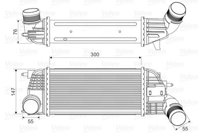 Charge Air Cooler VALEO 818620
