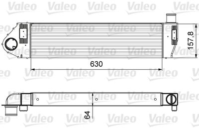 Charge Air Cooler VALEO 818621