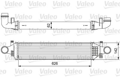 Charge Air Cooler VALEO 818623