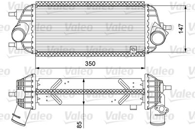 Charge Air Cooler VALEO 818626