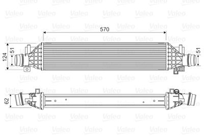 Charge Air Cooler VALEO 818629