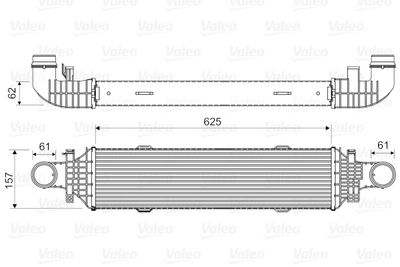 Charge Air Cooler VALEO 818631