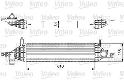 Charge Air Cooler VALEO 818633