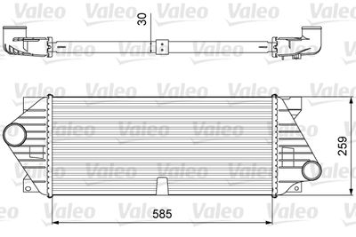 Charge Air Cooler VALEO 818635