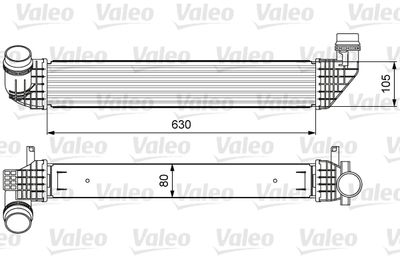 Charge Air Cooler VALEO 818636