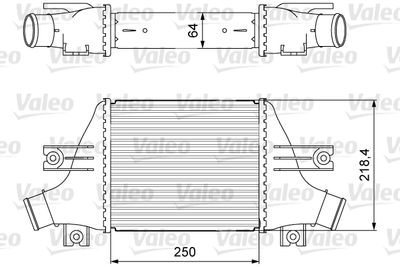 Charge Air Cooler VALEO 818638