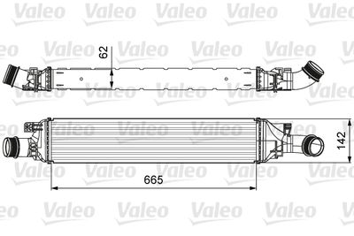 Charge Air Cooler VALEO 818643