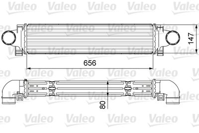 Charge Air Cooler VALEO 818646