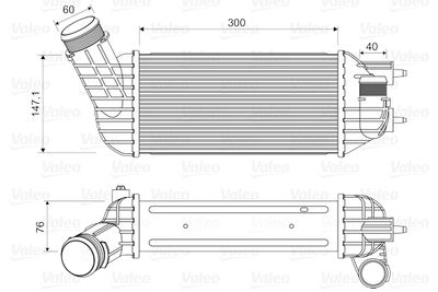 Charge Air Cooler VALEO 818652
