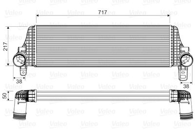 Charge Air Cooler VALEO 818659