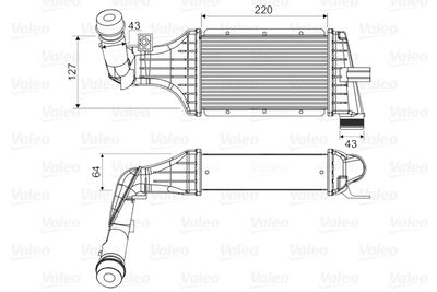 Charge Air Cooler VALEO 818660