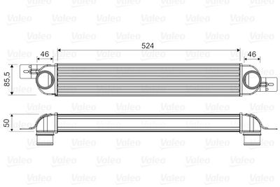 Charge Air Cooler VALEO 818661