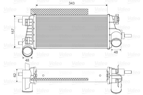 VALEO 818667 Charge Air Cooler